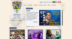 Desktop Screenshot of clubemilitar.com.br