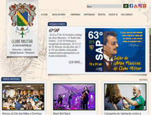 Tablet Screenshot of clubemilitar.com.br